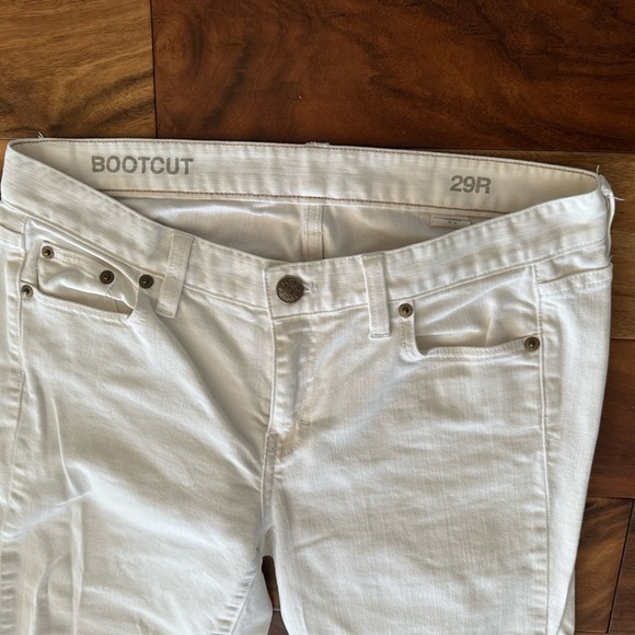 J. Crew Off White Bootcut Denim Jeans size 29 - Picture 3 of 4